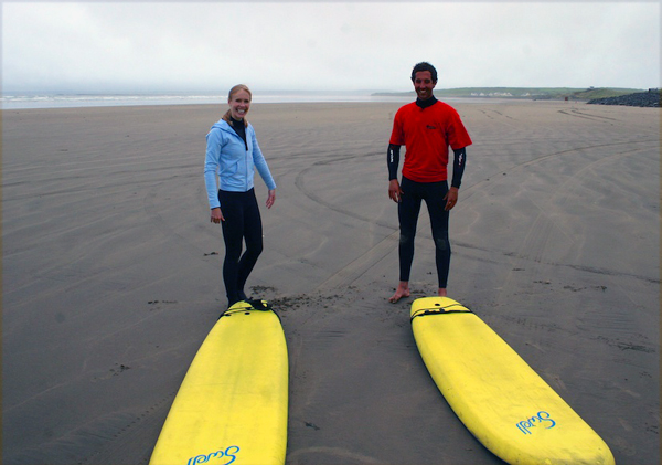 learning to surf in ireland