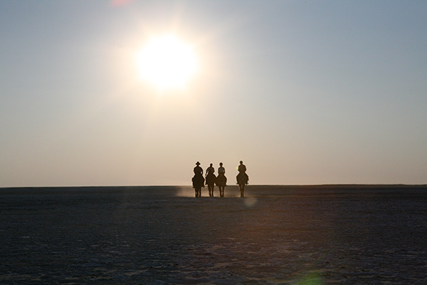 Makgadikgadi Pans Botswana horseback