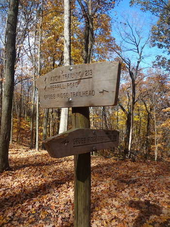 Deam Wilderness trail signs