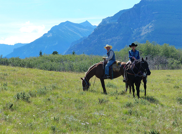 waterton lakes national park canada horse riding vacation